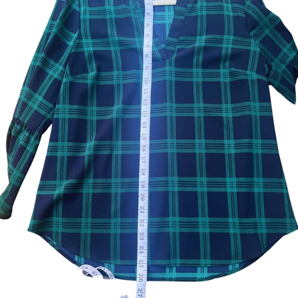 J CREW Plaid Blouse size M - Picture 6 of 6